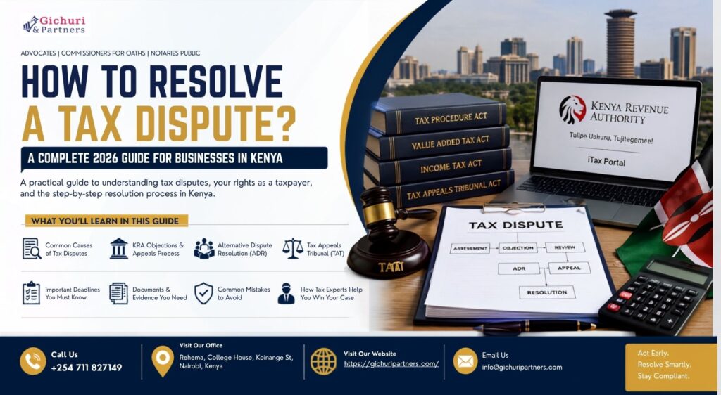 How to Resolve Tax Dispute in Kenya