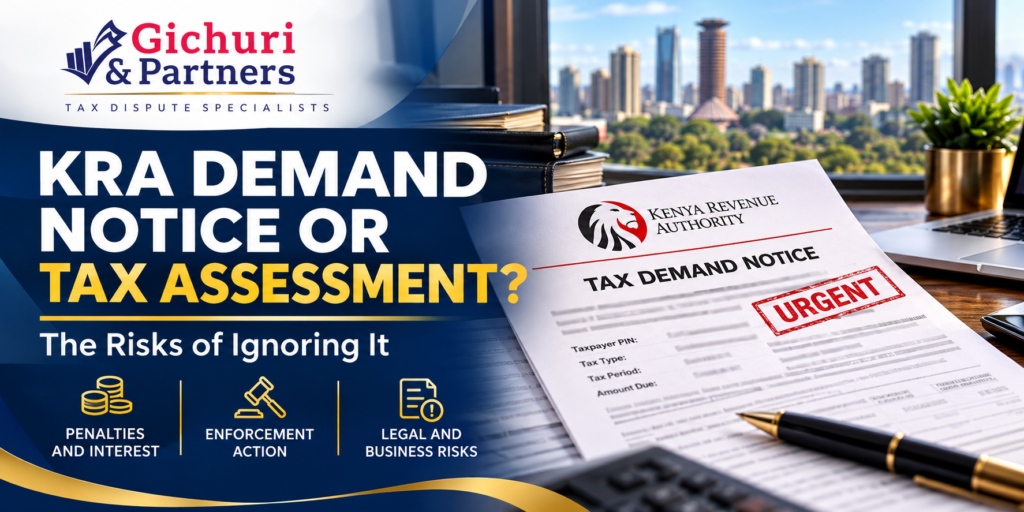 KRA Demand Notice or Tax Assessment